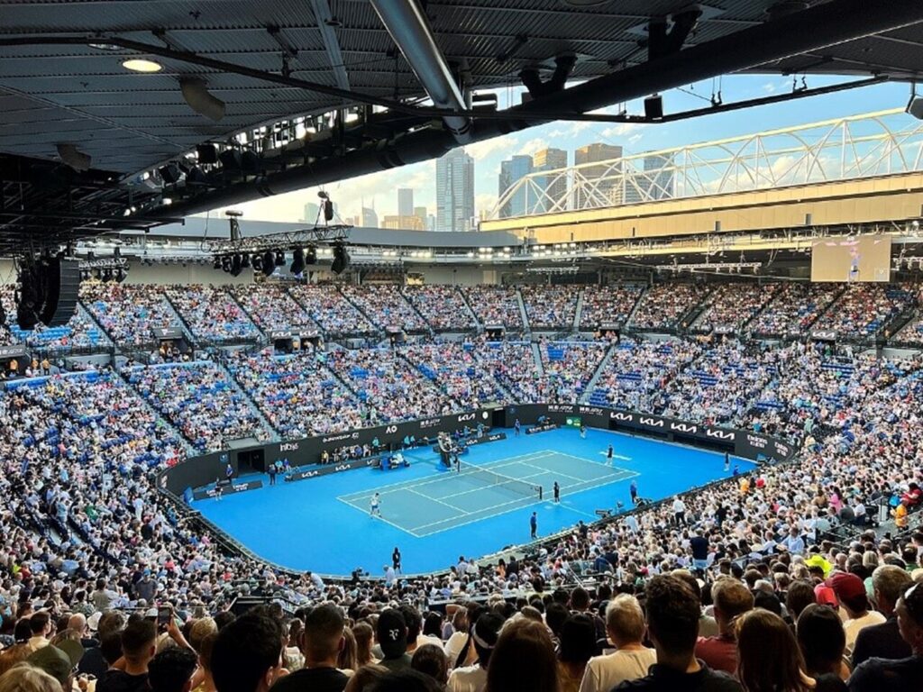 Rod Laver Arena at full capacity